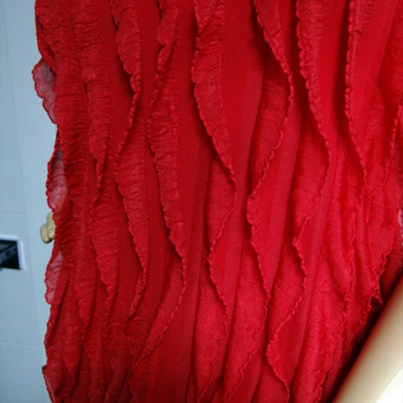 Red Ruffle Top - Picture 3 of 3